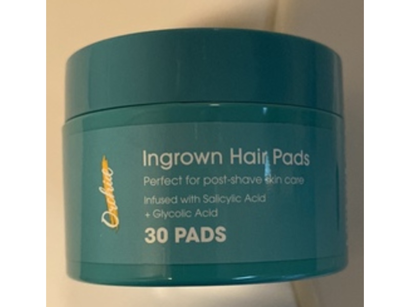 Orchid Ingrown Hair Pads, Salicylic Acid + Glycolic Acid, 30 Count