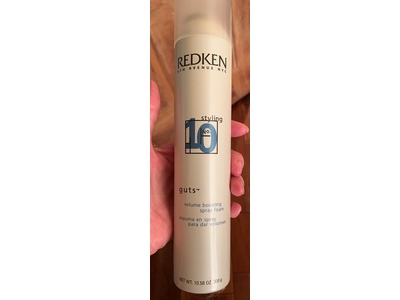 Redken Guts No 10 Styling Volume Boosting Spray Foam, 10.58 fl oz/300 g