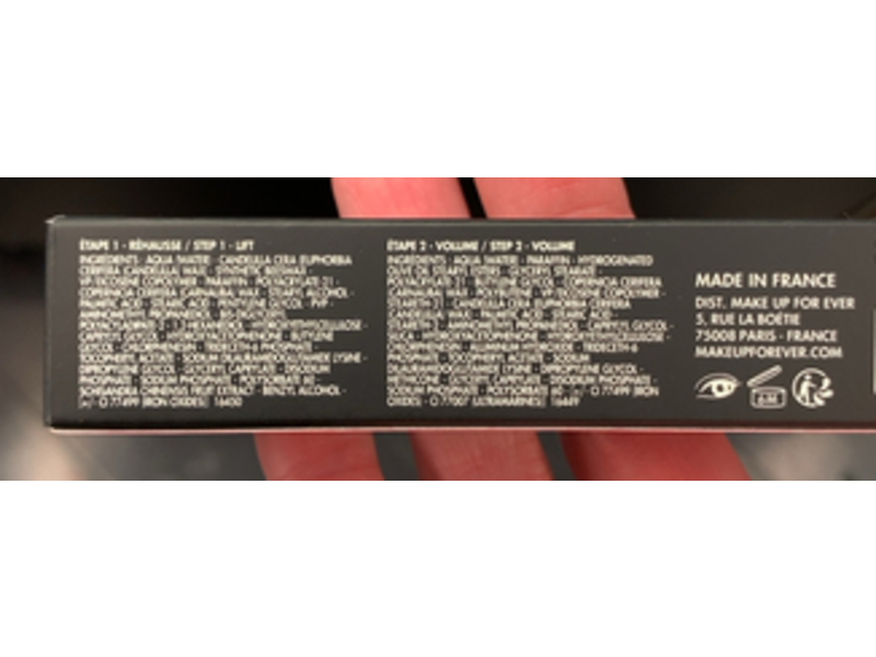 Make Up For Ever The Professionall Mascara Volume, Black, 0.27 fl oz/8 mL