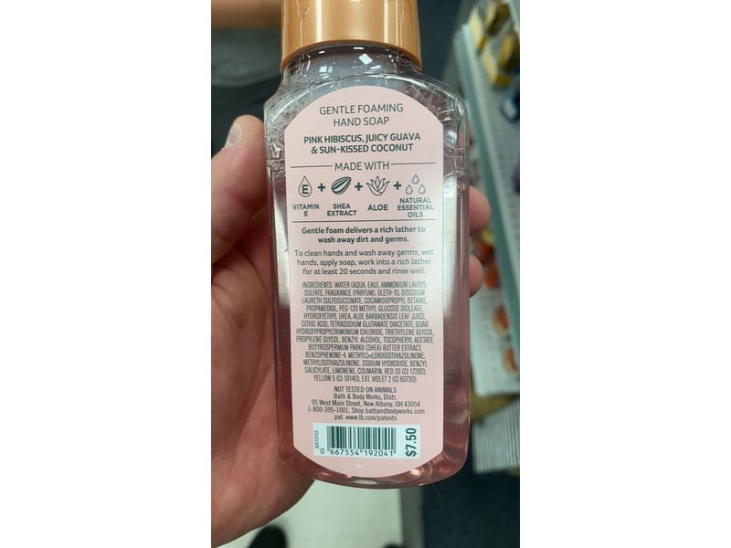 Bath & Body Works Gentle Foaming Hand Soap, Hibiscus Paradise, 8.75 fl oz/259 mL