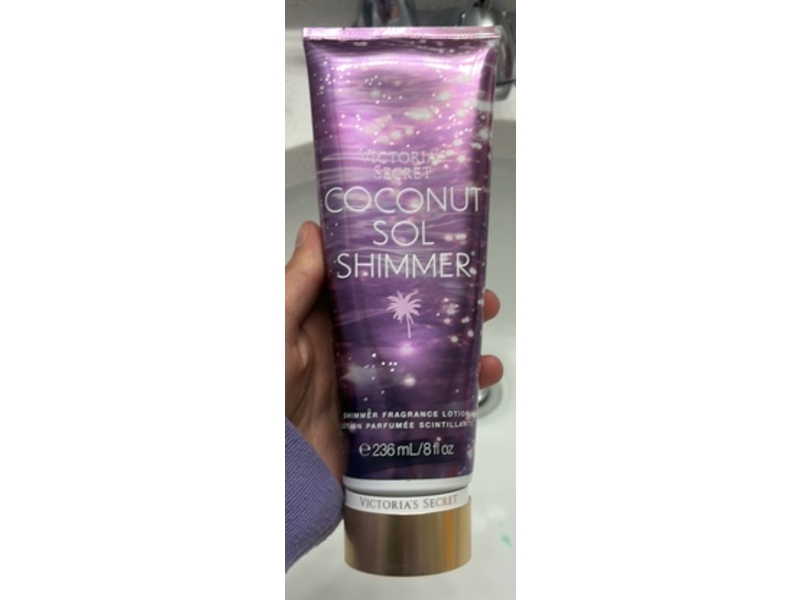 Victoria's Secret Shimmer Fragrance Lotion, Coconut Sol, 8 fl oz/236 mL