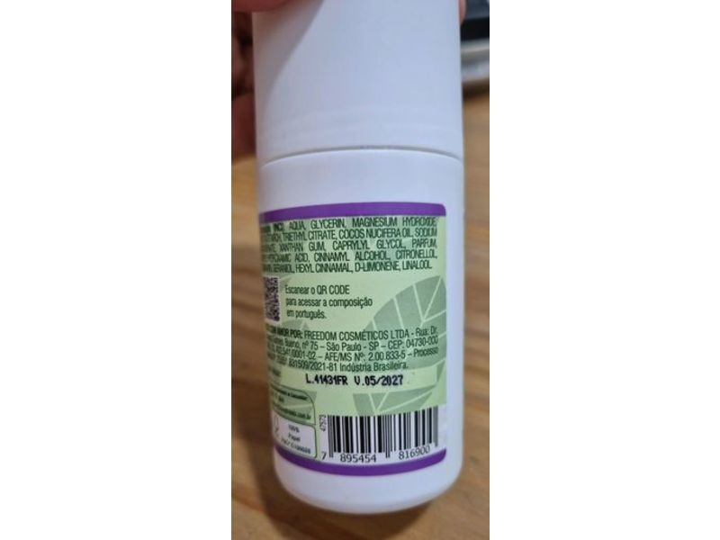 Boni Natural Deodorant Roll-On, 55 mL