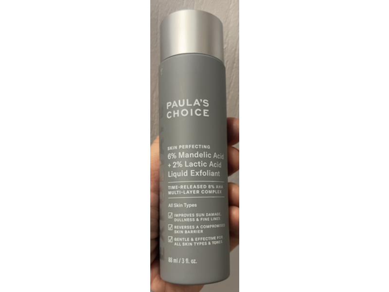 Paula's Choice Liquid Exfoliant, 6% Mandelic Acid + 2% Lactic Acid, 3 fl oz/88 mL