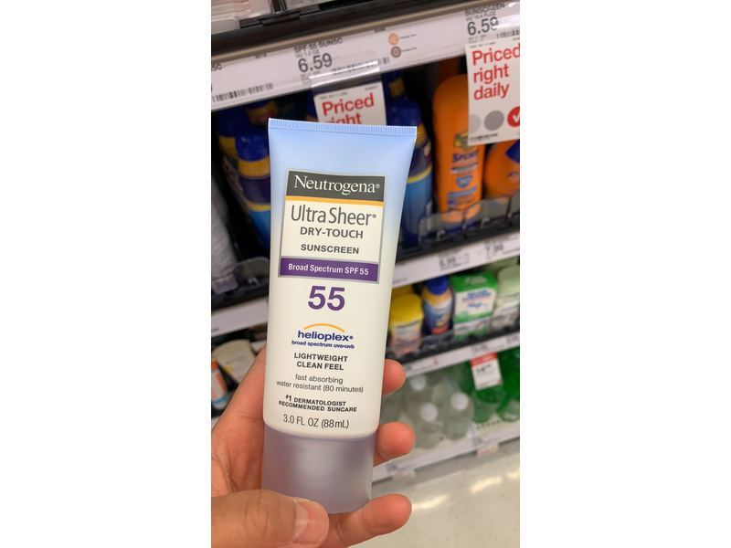 Neutrogena Ultra Sheer Dry-Touch Sunscreen, SPF 55, 3 fl oz