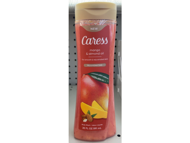 Caress Rejuvenating Body Wash, Mango & Almond Oil, 20 fl oz/591 mL