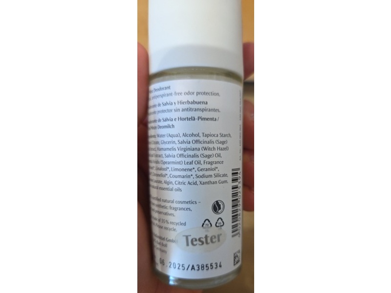 Dr. Hauschka Sage Mint Deodorant, 1.7 fl oz/50 mL