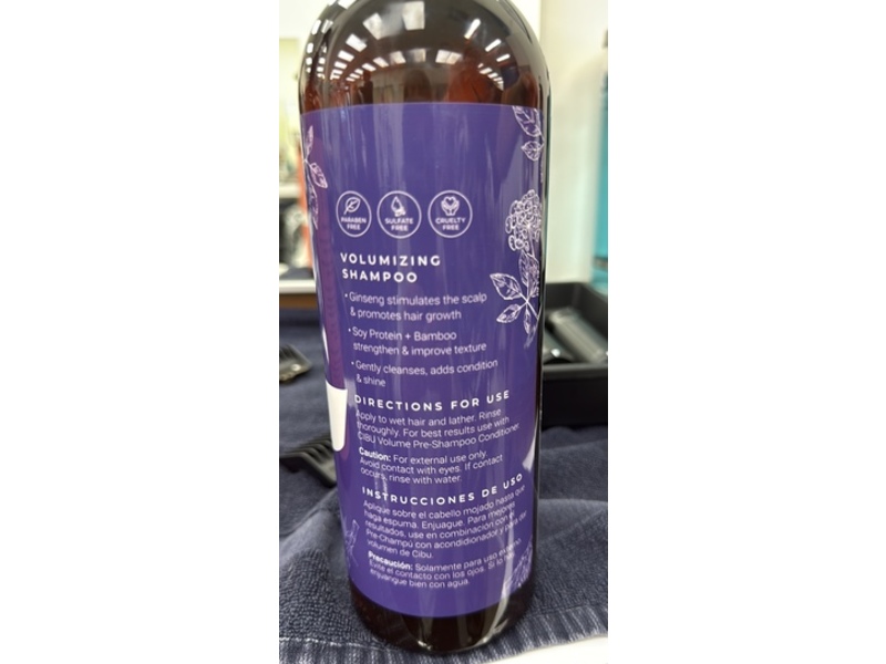 Cibu Volumizing Shampoo, 34.4 fl oz/1017 mL