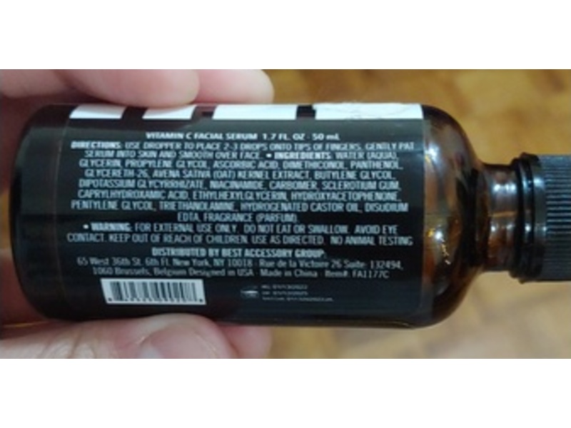 Skin Therapy Facial Serum, Vitamin C, 1.7 fl oz/50 mL