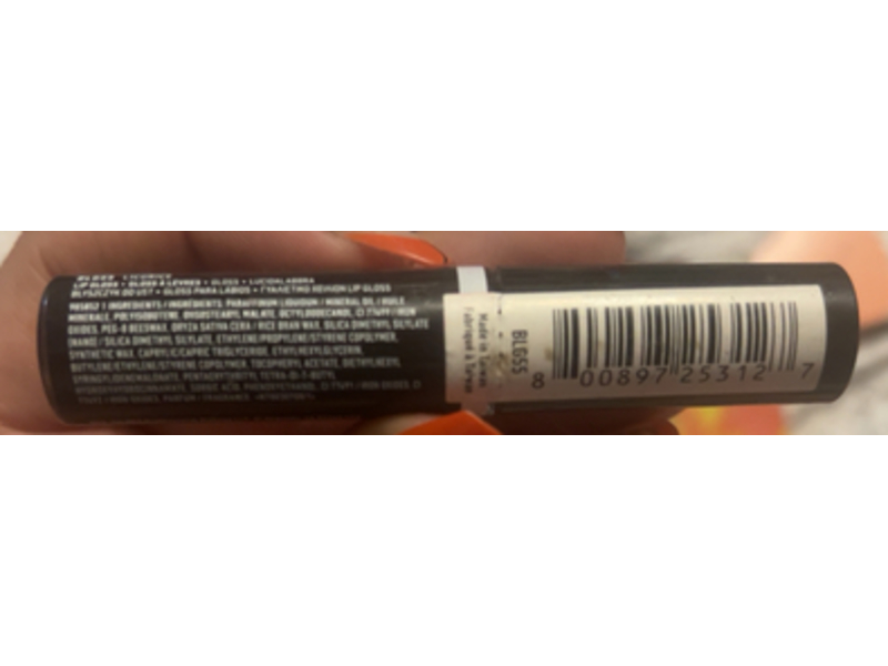 Nyx Professional Make Up Butter Gloss, Licorice, 0.27 fl oz/8 mL