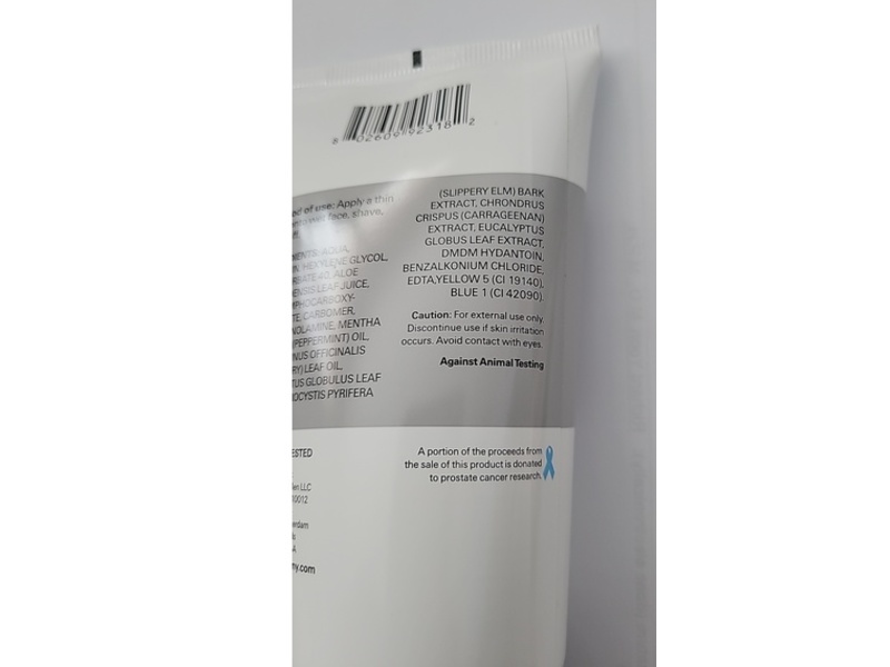 Anthony Shave Gel, Fragrance Free, 8 oz/236 mL