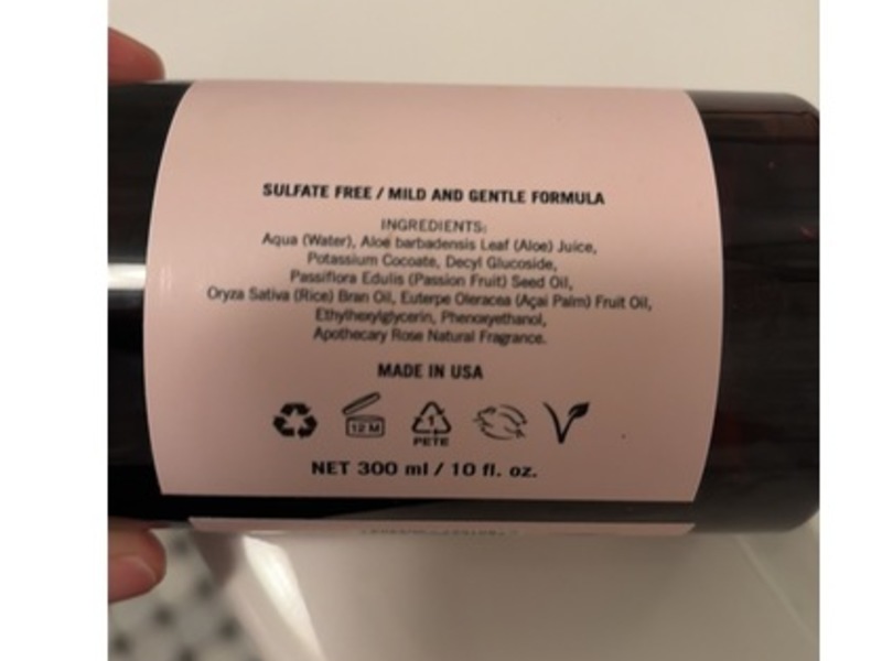 Hudson Made Apothecary Rose Hand Soap, 10 fl oz/300 mL