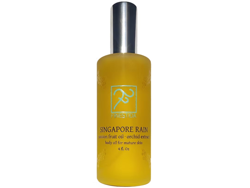 Finestida Singapore Rain Body Oil, Passion Fruit Oil + Orchid Extract, 4 fl oz