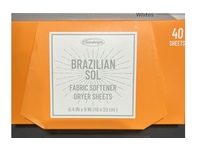 Homebright Brazilian Soil Fabric Softener Dryer Sheets, 40 Count - thumbnail 2