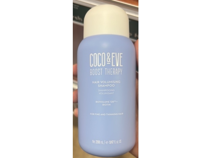 Coco & Eve Boost Therapy Hair Volumizing Shampoo, Biotin, 9.47 fl oz/280 mL
