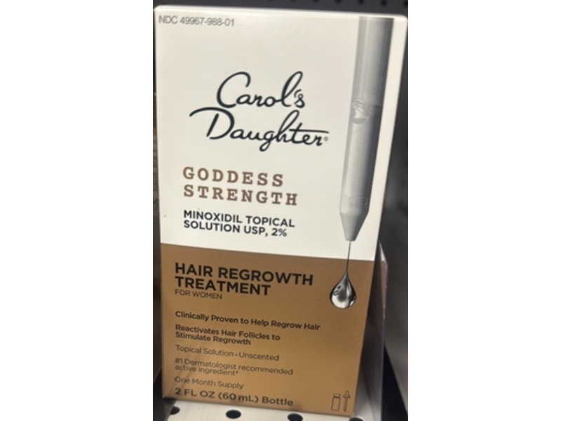 Carol's Daughter Goddess Strength Hair Regrowth Treatment, 2% Minoxidil Solution, 2 fl oz/60 mL