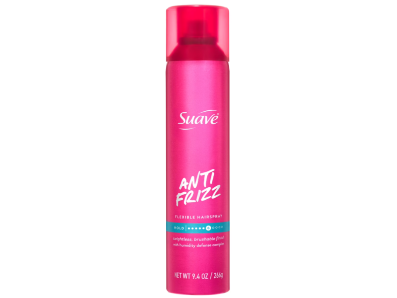 Suave Flexible Hairspray, Anti Frizz, Hold 6, 9.4 oz/266 g