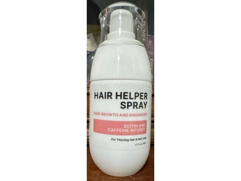 Trybello Hair Helper Spray, Biotin & Caffeine Infused, 1.7 fl oz/50 mL