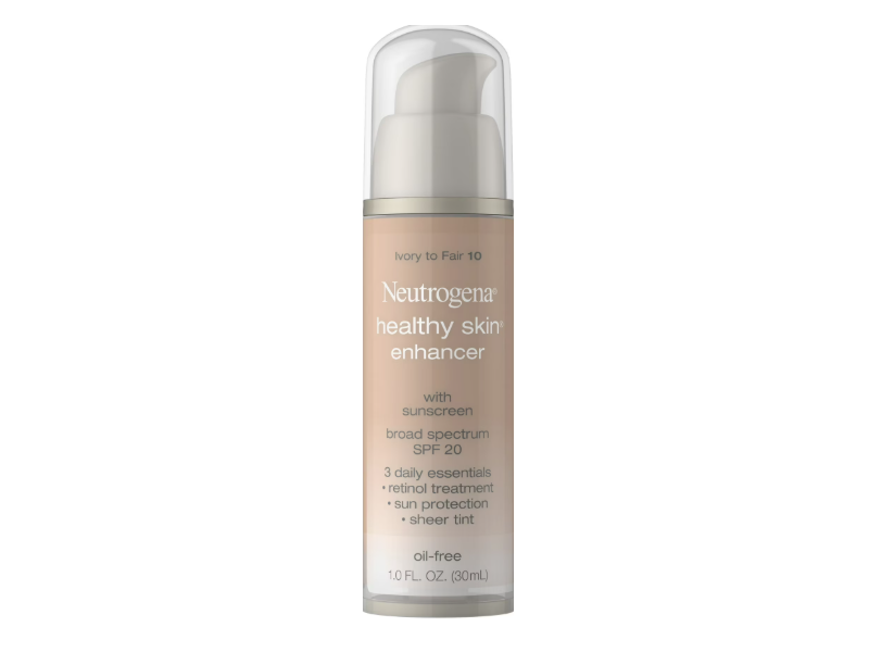 Neutrogena Healthy Skin Enhancer, Ivory To Fair 10, SPF 20, 1 oz/30 mL