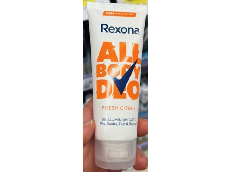 Rexona All Body Deodorant, Fresh Citrus, 75 mL