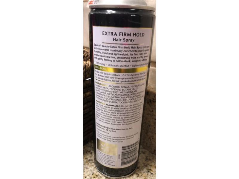 Equate Beauty Extra Firm Hold Hairspray, 11 oz/311 g