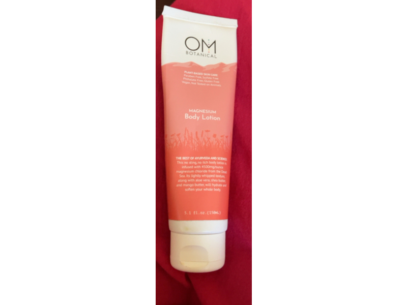 OM Botanicals Magnesium Body Lotion, 5.1 fl oz/150 mL
