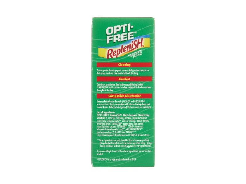 Opti-Free Replenish Multi-Purpose Disinfecting Solution, 4 fl oz (118 mL)