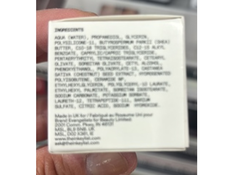 The Inkey List Bioactive Ceramide Eye Cream, 0.6 fl oz/18 mL