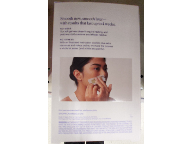 Flamingo Women's Face Wax Kit, 20 Count