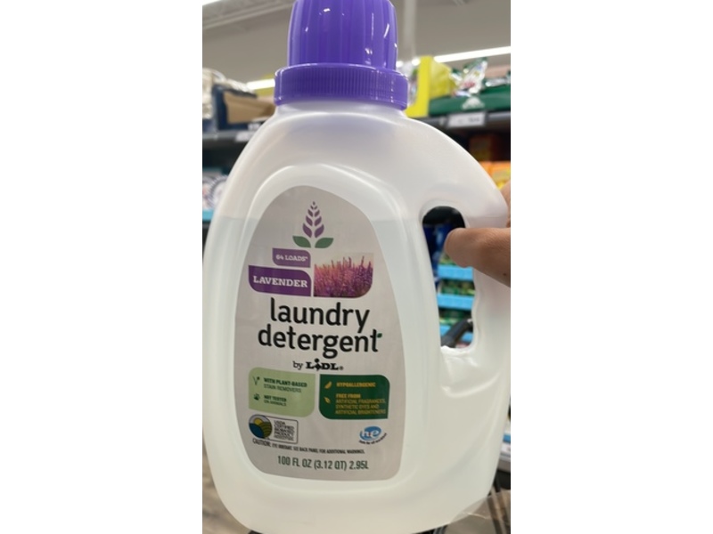 Lidl Laundry Detergent, Lavender, 100 fl oz/2.95 L