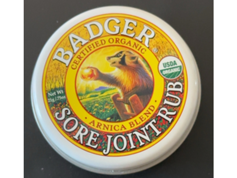 Badger Sore Joint Rub, Arnica Blend, 0.75 oz/21 g