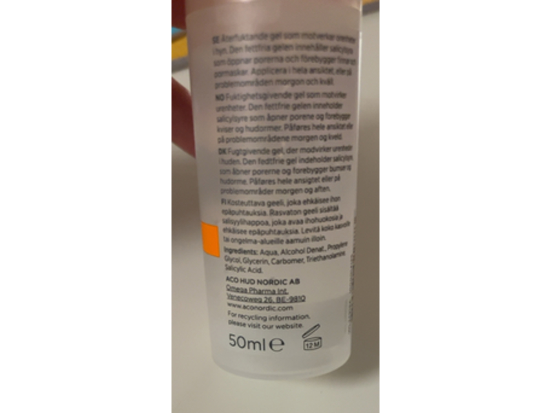 ACO Spotless Blemish Treating Two-in-One Gel, 50 mL