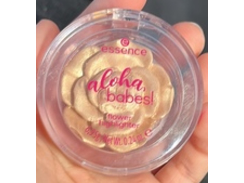 Essence Aloha Babes Flower Highlighter, 01 Paradise Glow Repeat, 0.24 oz/6.95 g