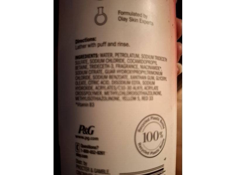 Olay Regenerist Hydrating Body Wash, Niacinamide, 20 fl oz/591mL