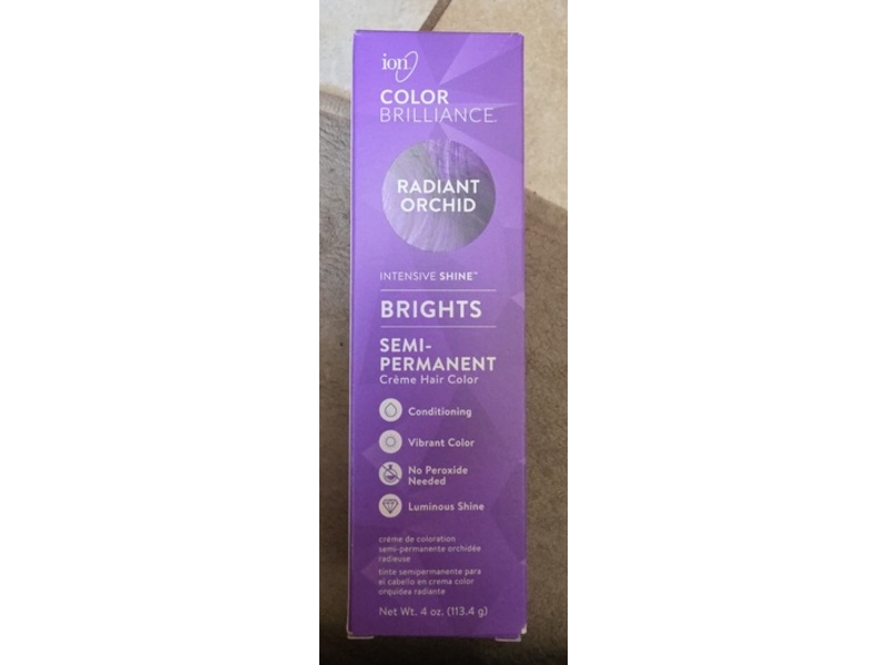 Ion Color Brilliance Semi-Permanent Creme Hair Color, Radiant Orchid, 4 oz/113.4 g