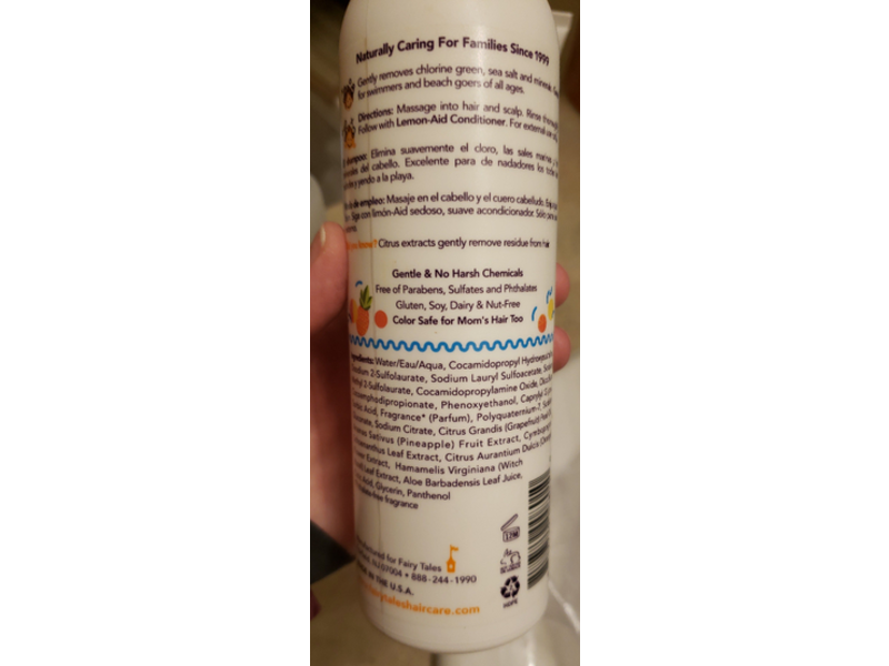 Fairy Tales Lifeguard Cleanse & Hydrate Clarifying Shampoo, 12 fl oz/354 mL