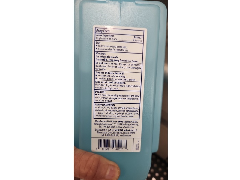 Bode Chemie Sterillium Comfort Gel Personnel Hand Rub, 33.8 fl oz/1000 mL