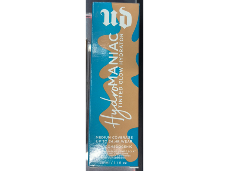 Urban Decay Hydromaniac Tinted Glow Hydrator, 31 light cool , 1.1 fl oz/35 mL