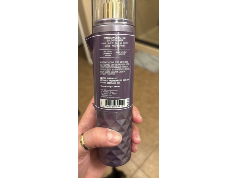 Bath & Body Works Fine Fragrance Mist, Sweet Whiskey, 8 fl oz/236 mL