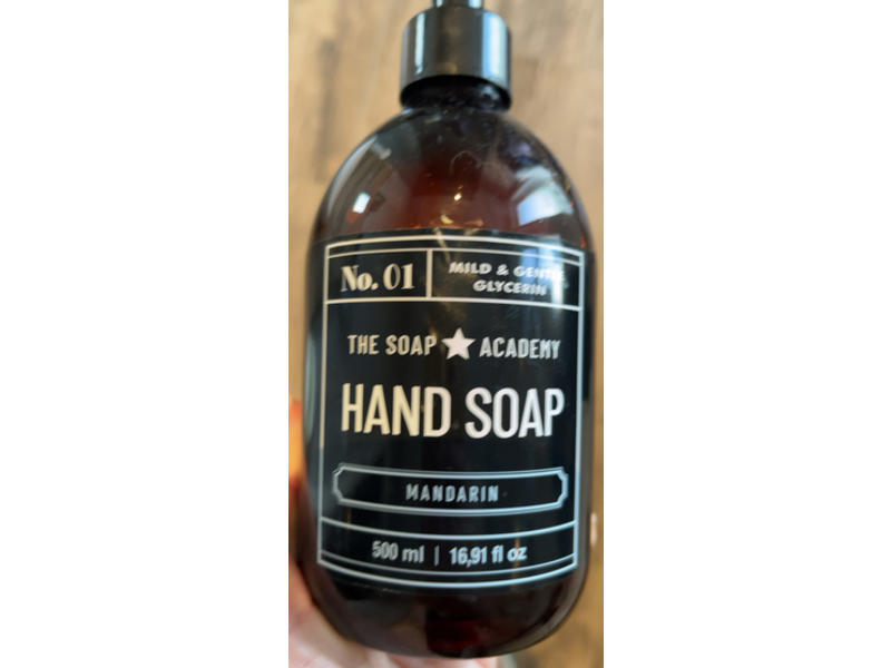 The Soap Academy Hand Soap, Mandarin, 16.91 fl oz/500 mL