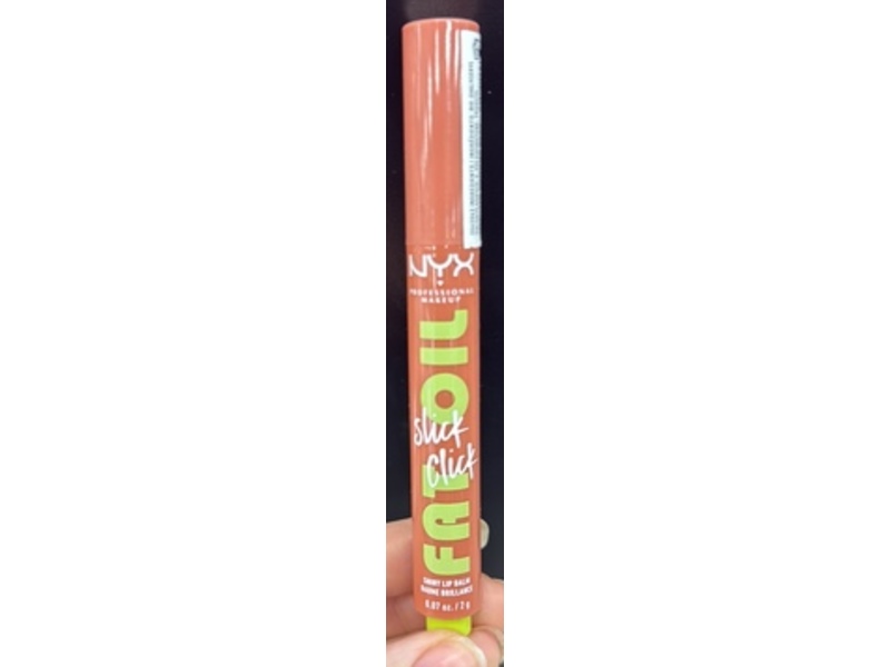 Nyx Professional Makeup Fat Oil Slick Click Shiny Lip Balm, Story Or Post, 0.07 oz/2 g