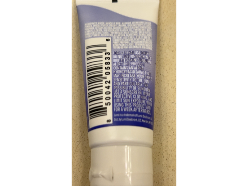 Lume Whole Body Deodorant Invisible Cream, Lavender Sage, 0.5 oz/14 g