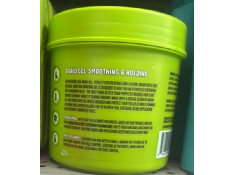 Pardon My Fro Smoothing & Holding Braid Gel, 16 oz/454 g