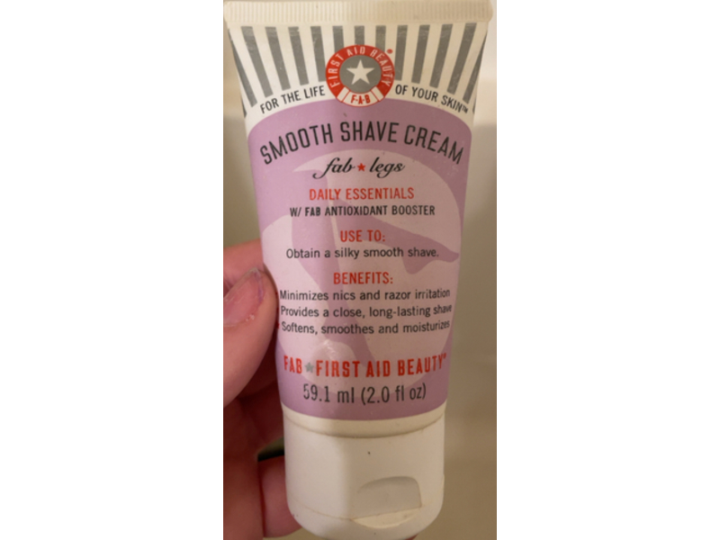 First Aid Beauty Smooth Shave Cream, 2.0 fl oz/59.1 mL