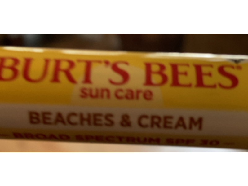 Burt's Bees Sun Care Lip Balm, Beaches & Cream SPF 30, 0.15 oz/4.25 g, Pack Of 3
