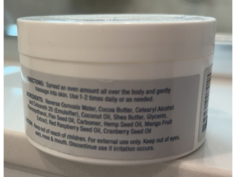 Naples Soap Company Body Butter, 3 oz/85 g