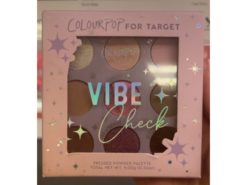 Colourpop Pressed Powder Palette, Vibe Check, 0.30 oz/9.00 g