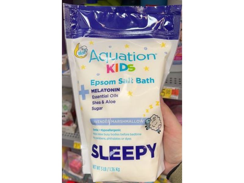 Aquation Kids Epsom Salt Bath, Lavender Marshmallow, 1.36 kg