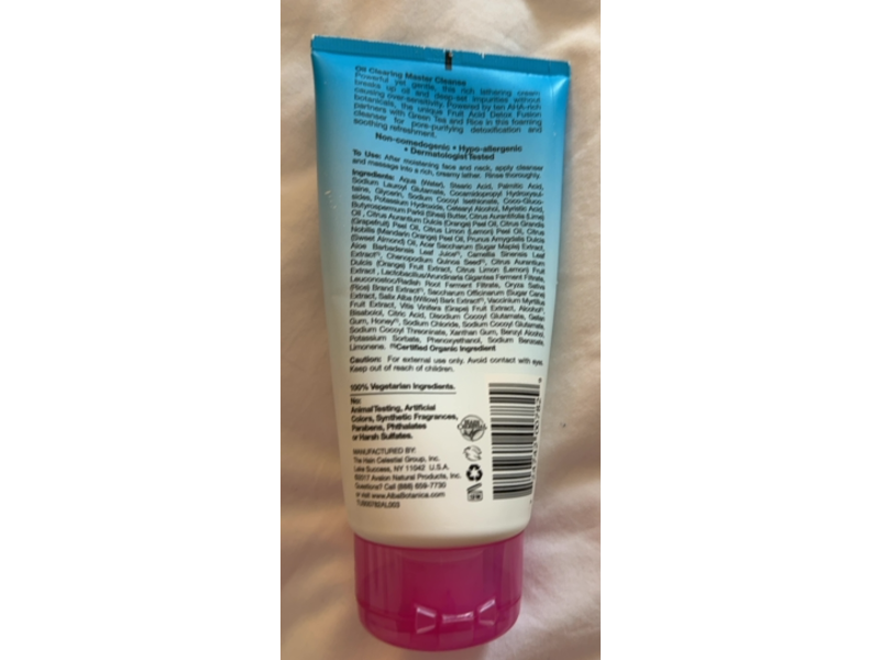 Alba Botanica Good & Clean Daily Detox Foaming Cleanser, 6 oz/170 g