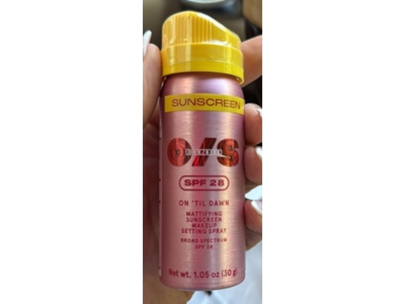 One/Size On 'Til Dawn Mattifying Sunscreen Makeup Setting Spray, SPF 28, 1.05 oz/30 g