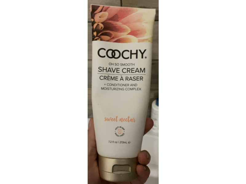 Coochy Oh So Smooth Shave Cream, Sweet Nectar, 7.2 fl oz/213 mL